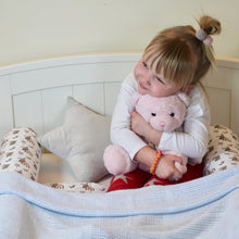 Load image into Gallery viewer, GoBobos BoboBuddy Toddler Bed Guard - White Rabbits