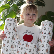 Load image into Gallery viewer, GoBobos BoboBuddy Toddler Bed Guard - White Rabbits