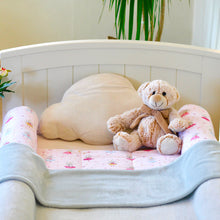 Load image into Gallery viewer, BoboBuddy Toddler Bed Guard - Pink Rabbits